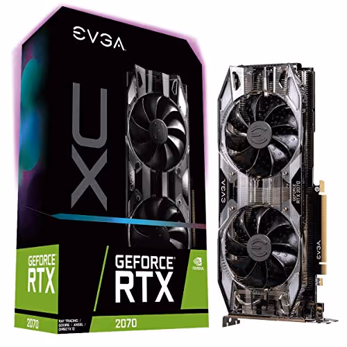 EVGA XC GAMING GeForce RTX 2070 8GB GDDR6 Clear / Black