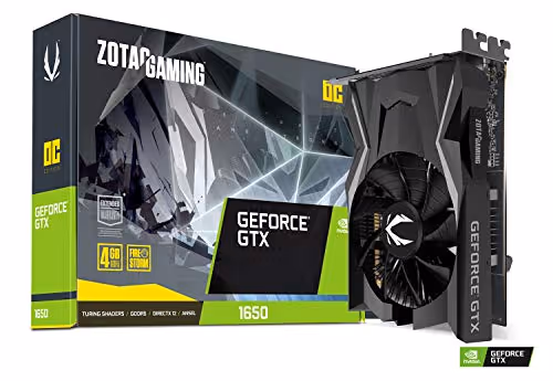 Zotac GAMING OC GeForce GTX 1650 G5 4GB GDDR5 Black / Silver