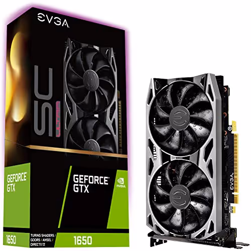 EVGA SC ULTRA GAMING GeForce GTX 1650 G5 4GB GDDR5 Black