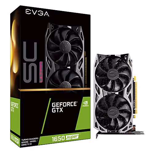 EVGA SC ULTRA GAMING GeForce GTX 1650 SUPER 4GB GDDR6 Black