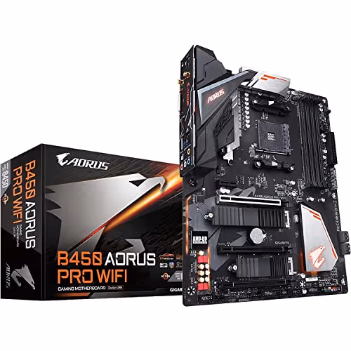 GIGABYTE B450 AORUS PRO WIFI (Rev. 1.x) AM4 DDR4 ATX