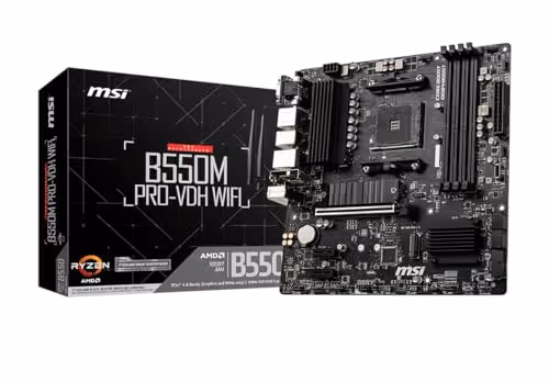 MSI PRO B550M PRO-VDH WIFI AM4 DDR4 Micro-ATX