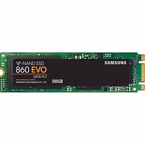 SAMSUNG 860 EVO Series 2.5" 500GB SATA III V-NAND 3-bit MLC Internal Solid State Drive (SSD) MZ-76E500B/AM