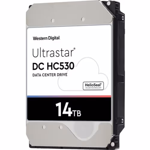 Western Digital Ultrastar 14TB DC HC530 7200 RPM SATA 6.0Gb/s 3.5" Data Center Internal Hard Disk Drive - 0F31284