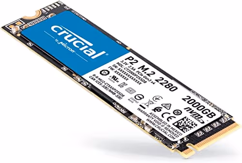 Crucial P2 2TB M.2 SSD PCIe 3.0 NVMe