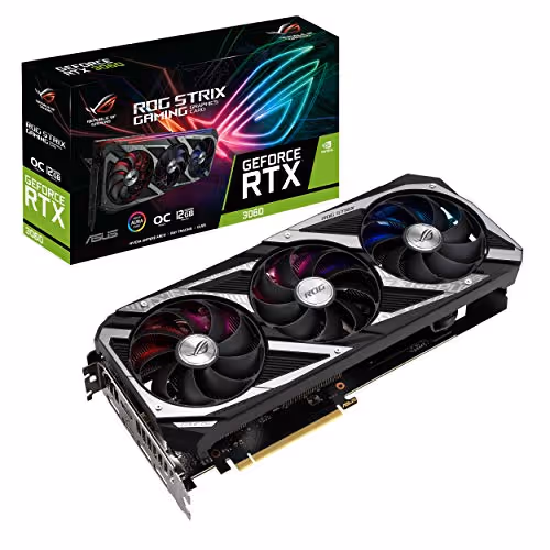 ASUS ROG Strix GeForce RTX 3060 OC Edition Gaming Graphics Card