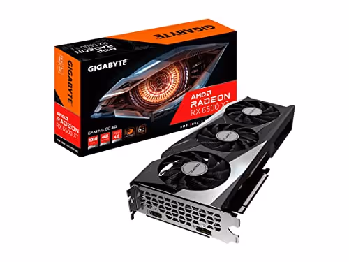 Gigabyte GAMING OC Radeon RX 6500 XT 4GB GDDR6 Black / Gray