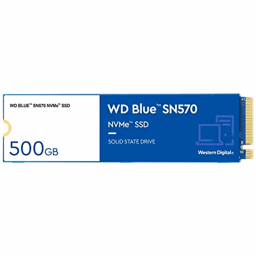 Western Digital Blue SN570 500GB SSD M.2 PCIe 3.0 NVMe