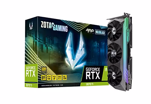Zotac GeForce RTX 3070 Ti GAMING AMP Holo 8GB GDDR6X Black / Silver