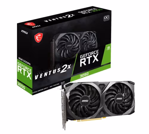 MSI GeForce RTX 3050 8GB VENTUS 2X OC