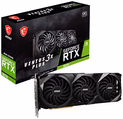 MSI GeForce RTX 3070 VENTUS 3X PLUS 8G OC LHR