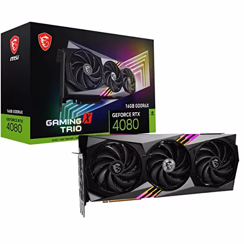 MSI GeForce RTX 4080 16GB GAMING X TRIO GDDR6X