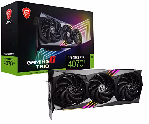 MSI GeForce RTX 4070 Ti GAMING X TRIO 12G GDDR6X