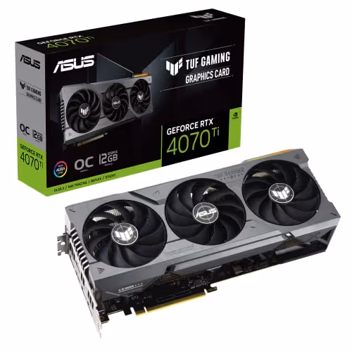 Asus GeForce RTX 4070 Ti TUF GAMING OC 12GB GDDR6X Black