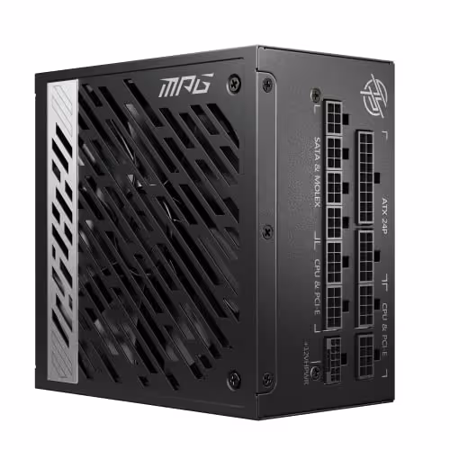 MSI MPG A1000G Fully Modular ATX Power Supply - 1000 Watts ATX 3.1 - Black