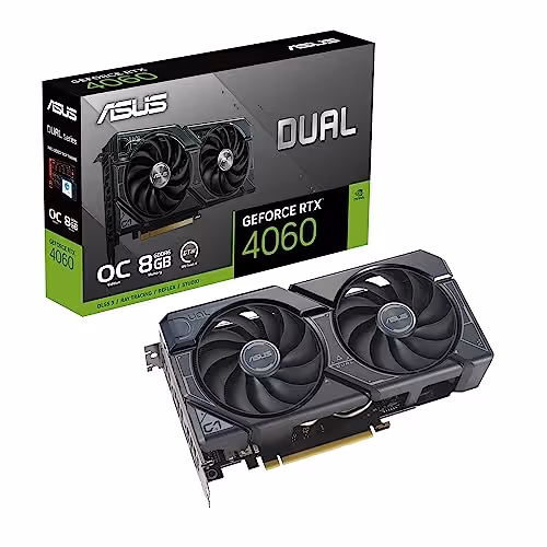 Asus Dual GeForce RTX 4060 OC Edition 8GB GDDR6