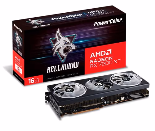 PowerColor Radeon RX 7800 XT Hellhound OC 16GB GDDR6