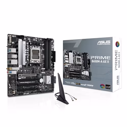 ASUS PRIME B650M-A AX II AM5 DDR5 Micro-ATX