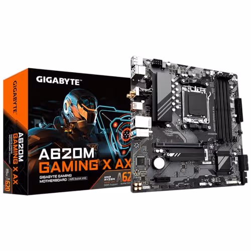 Gigabyte A620M GAMING X AX AM5 DDR5 Micro ATX