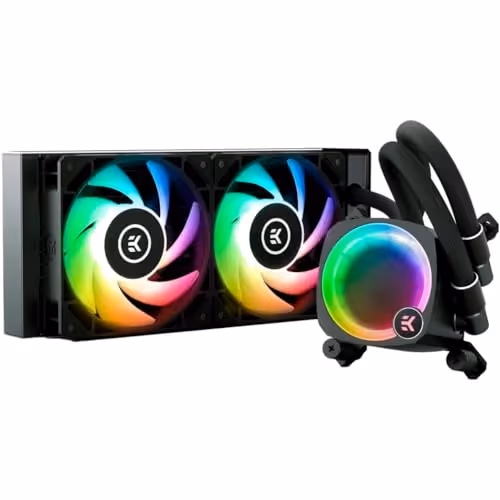 EK EK-Nucleus AIO CR240 Lux D-RGB 72 CFM Water 240mm Black