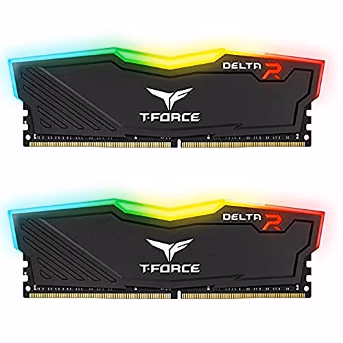 TEAMGROUP T-Force Delta RGB 16GB (2x8GB) DDR4 3200 CL16 Black