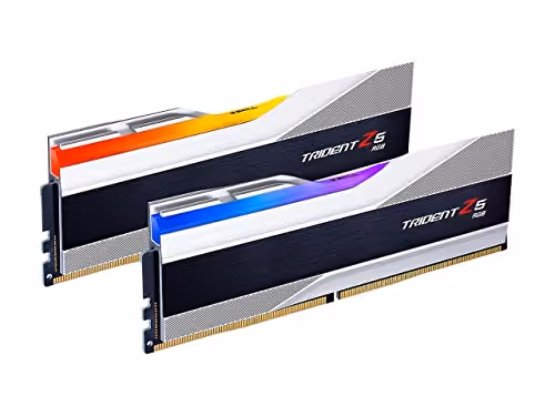 G.Skill Trident Z5 RGB 32GB (2x16GB) DDR5 6400 CL32 Metallic Silver