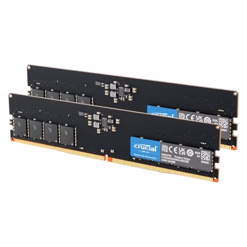 Crucial CT2K32G48C40U5 Black DDR5-4800 CL40 64GB (2x32GB)