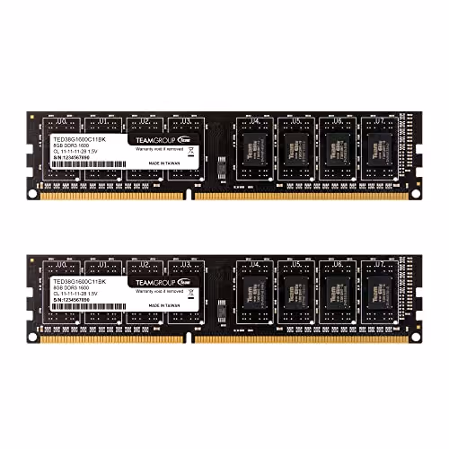 TEAMGROUP Elite Black DDR3-1600 CL11 16GB (2x8GB)