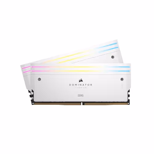 Corsair Dominator Titanium 64GB (2x32GB) DDR5 6000 CL30 White
