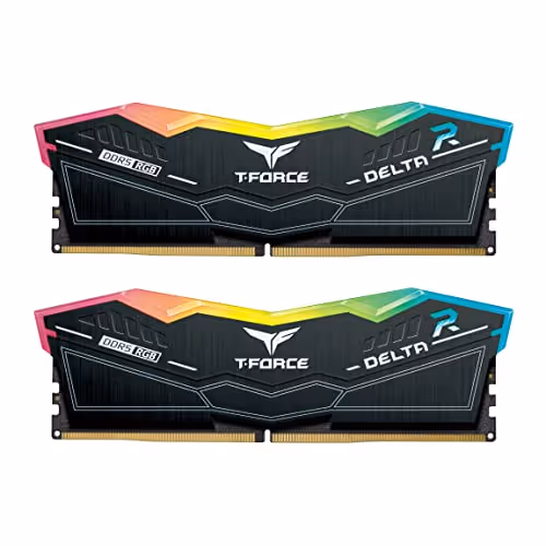 TEAMGROUP T-Force Delta RGB Black DDR5-6000 CL38 32GB (2x16GB)