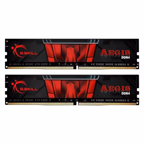 G.Skill Aegis Black / Red DDR4-2666 CL19 32GB (2x16GB)