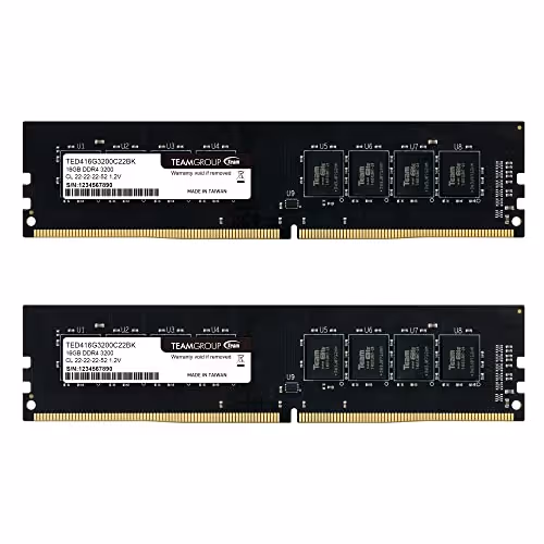 TEAMGROUP Elite Black DDR4-3200 CL22 32GB (2x16GB)