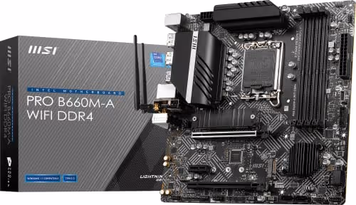 MSI B660 PRO B660M-A WIFI LGA1700 DDR4 Micro ATX
