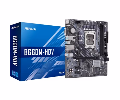 ASRock B660 M-HDV DDR4 Micro ATX