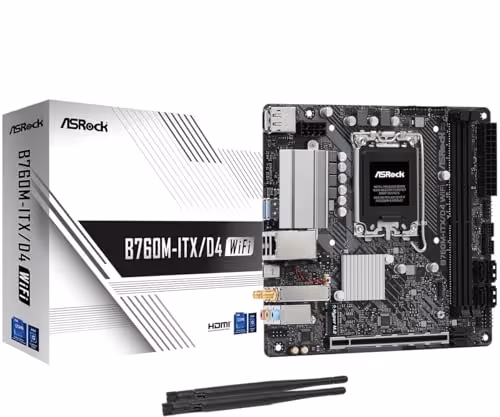 ASRock B760M ITX/D4 WiFi DDR4 Mini ITX