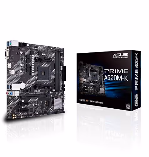 ASUS AMD A520 PRIME A520M-K AM4 DDR4 Micro ATX