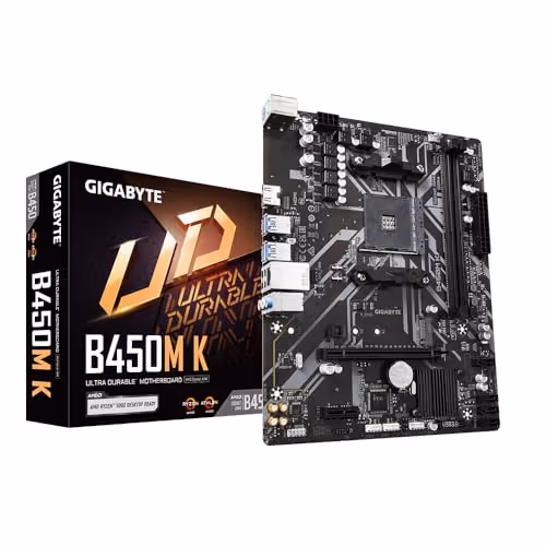 Gigabyte B450M K AM4 DDR4 Micro ATX