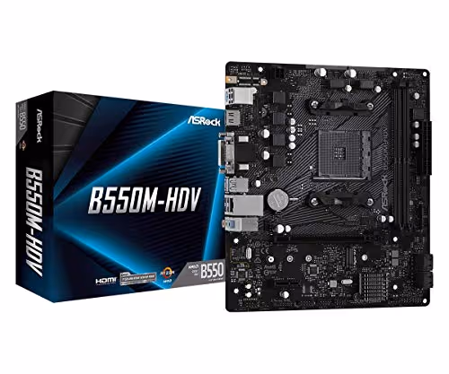 ASRock B550 M-HDV AM4 DDR4 Micro ATX