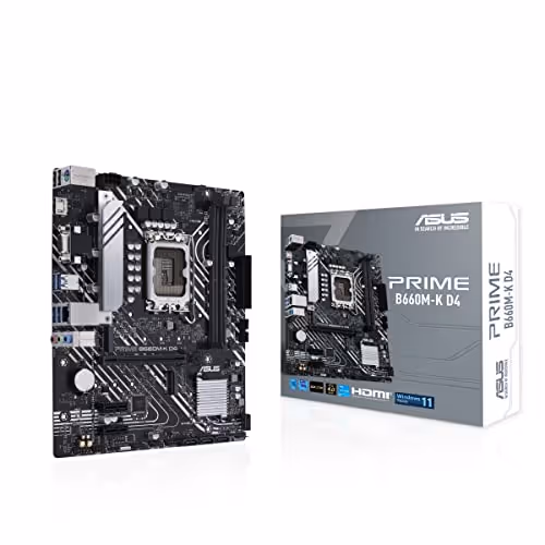Asus B660 PRIME B660M-K D4 LGA1700 DDR4 Micro ATX