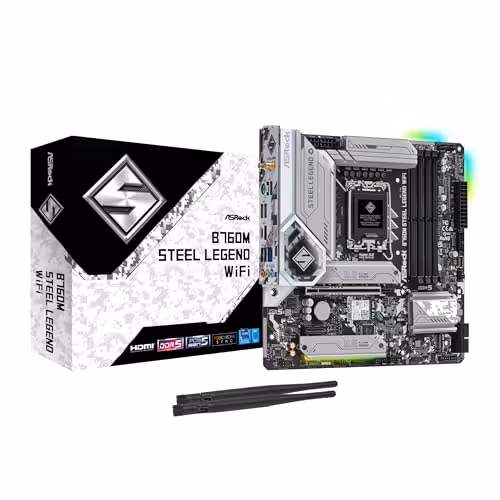 ASRock B760M Steel Legend WiFi DDR5 Micro ATX