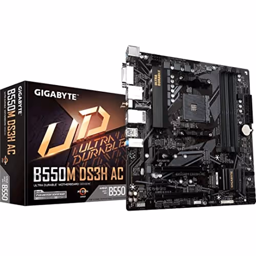 Gigabyte B550M DS3H AC DDR4 Micro ATX