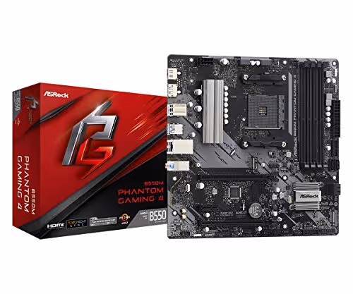 ASRock B550M Phantom Gaming 4 AM4 DDR4 Micro ATX