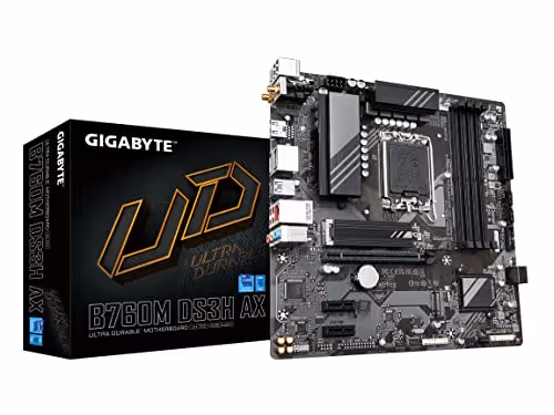 Gigabyte B760M DS3H AX DDR5 Micro ATX