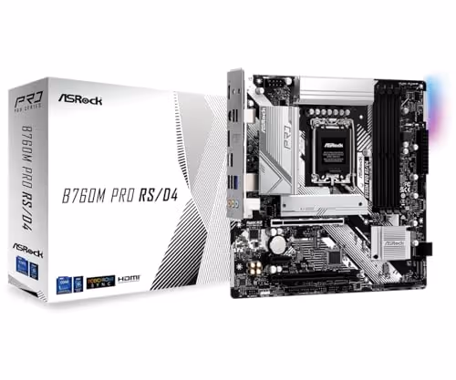 ASRock B760M Pro RS/D4 LGA1700 DDR4 Micro-ATX