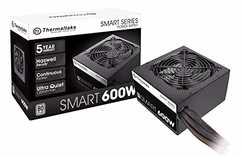 Thermaltake Smart 600W Non-Modular 80+ Certified ATX