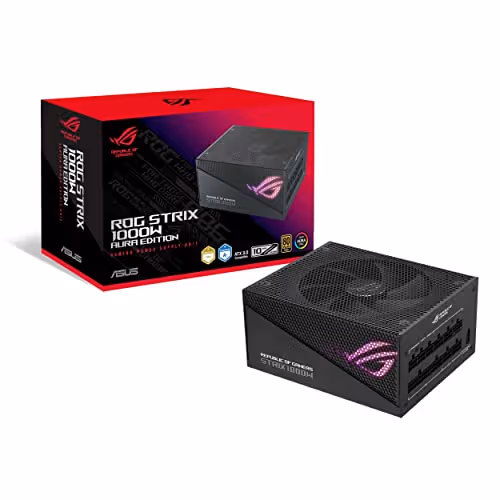 Asus ROG Strix Aura Edition Black 1000W Fully Modular 80+ Gold Certified