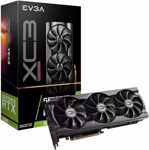 EVGA XC3 ULTRA GAMING GeForce RTX 3080 10GB LHR 10GB GDDR6X Black