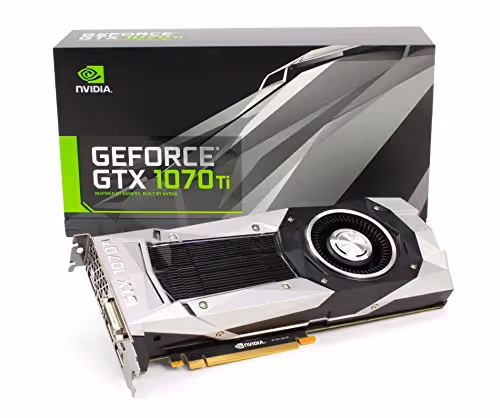 NVIDIA Founders Edition GeForce GTX 1070 Ti 8GB GDDR5 Silver / Black