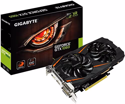 Gigabyte GeForce GTX 1060 WINDFORCE OC 6G GDDR5