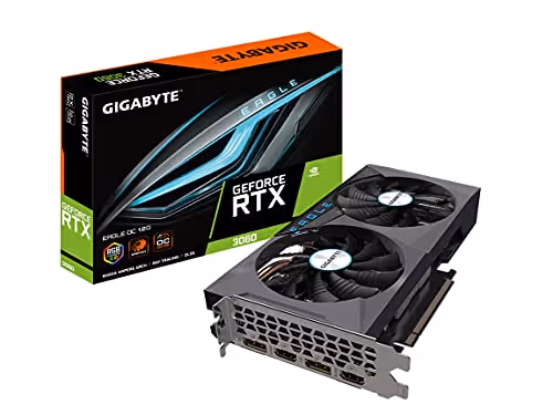 Gigabyte EAGLE OC Rev 2.0 GeForce RTX 3060 12GB GDDR6 Black